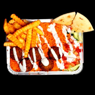 Falafel over Rice Platter