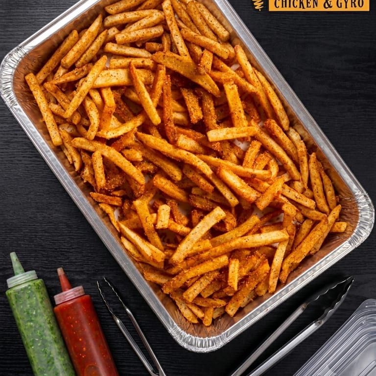 Savor our seasoned fries